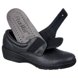 Pantofi ortopedici, pentru monturi, negri, PodoWell Psylvia