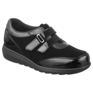 Pantofi ortopedici sport piele pentru femei Pinosos 7670H negru