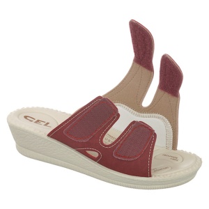 Papuci ortopedici, pentru monturi, bordo, dama, Mjartan 2817-N16