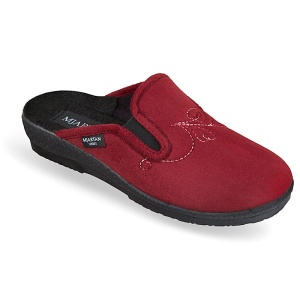 Saboti de casa, ortopedici, dama, Mjartan 6059-T70 bordo