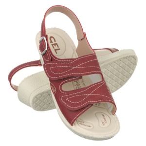 Sandale pentru monturi / Hallux Valgus, bordo, dama, Mjartan 2815-N16