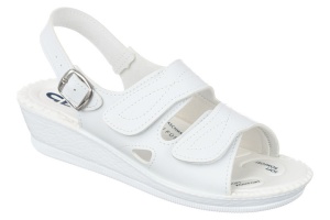 Sandale pentru monturi / Hallux Valgus albe dama Mjartan 2815-P03