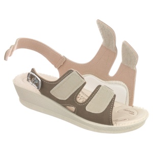 Sandale pentru monturi / Hallux Valgus, maro, dama, Mjartan 2815-N14