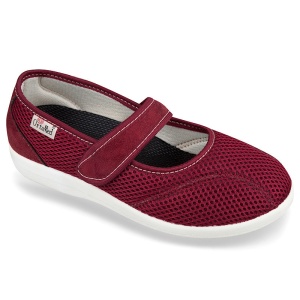 Pantofi de vara ortopedici bordo dama OrtoMed 6089-T16-T70