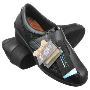 Pantofi ortopedici pentru Hallux Valgus Pinosos 7371 negri