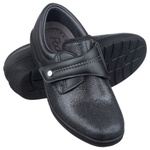 Pantofi ortopedici, pentru monturi, negri, PodoWell Psylvia