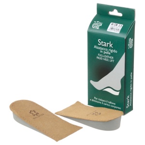 Talonete inaltatoare rigide de 2 cm, piele naturala, Stark