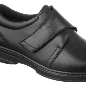 Pantofi ortopedici, piele, pentru diabetici, Pinosos 6176 H negri