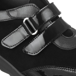 Pantofi ortopedici sport piele pentru femei Pinosos 7670H negru