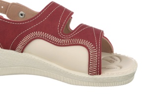 Sandale pentru monturi / Hallux Valgus, bordo, dama, Mjartan 2815-N16