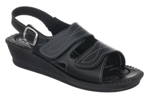 Sandale pentru monturi / Hallux Valgus negre dama Mjartan 2815-P02