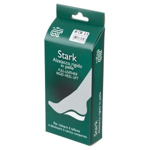 Talonete inaltatoare rigide de 2 cm, piele naturala, Stark