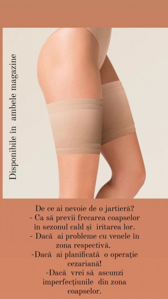 Jantiera sau ciorapi compresivi pentru coapse