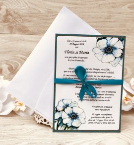 Invitatii cu anemone
