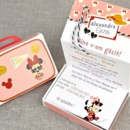 Invitatie de botez Minnie Travel 15701