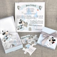 Invitatie de botez Puzzle Mickey 15707