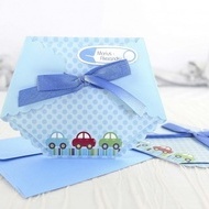 Invitație pampers bleu
