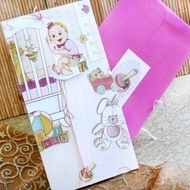 Invitatie de botez fetita