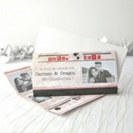 Invitație de nunta NEWSPAPER - 32615
