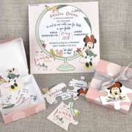 Invitatie de botez Puzzle Minnie 15711