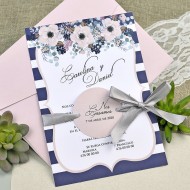 Invitatie motive florale 39609