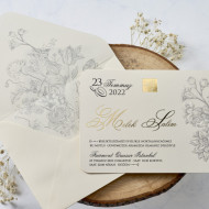 Invitații de nunta 1123 Esküvői meghívó