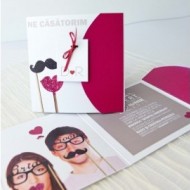 Invitatie comica Bride & Groom 32623
