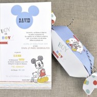 Invitatie de botez Candy Mickey 15721