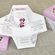 Invitatie de botez Cutie Minnie 15728