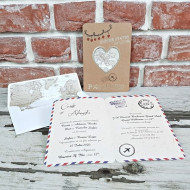 Invitatie de nunta 11548 pasaport