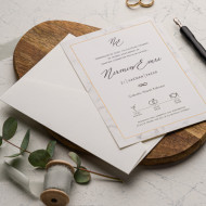 Invitații de nunta 9151 Esküvői meghívó