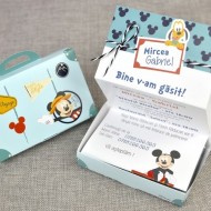 Invitatie de botez Mickey Travel 15700