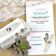 Invitatie de nunta rulota 39603