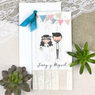 Invitatie de nunta rustica 39631