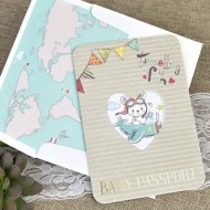 Invitatie de botez pasaport 15605