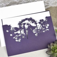 Invitatie de nunta eleganta taiere laser 39625