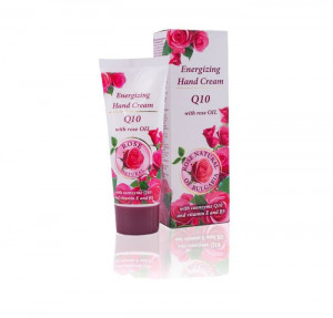 Cremă de mâini Energizantă Q10 Rose Natural 75 ml