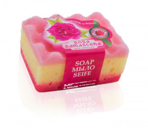 Soap Sponge - Rosa Damascena 70 gr