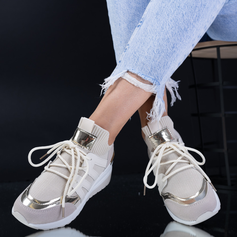 Adidasi Dama Carter Bej-Need 4 Shoes