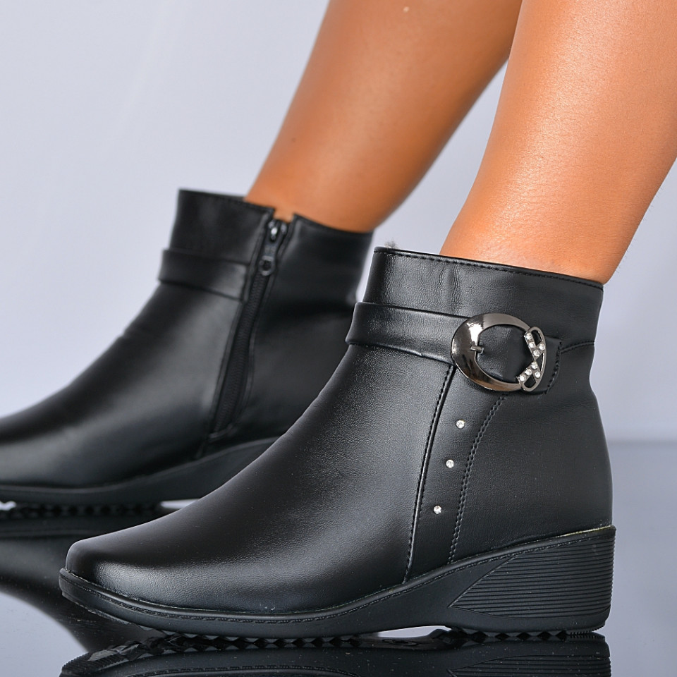 Ghete Dama imblanite Anca 3 Negre - Need 4 Shoes