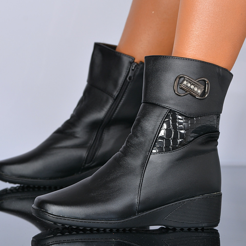 Ghete Dama Imblanite Madalina 5 Negre- Need 4 Shoes