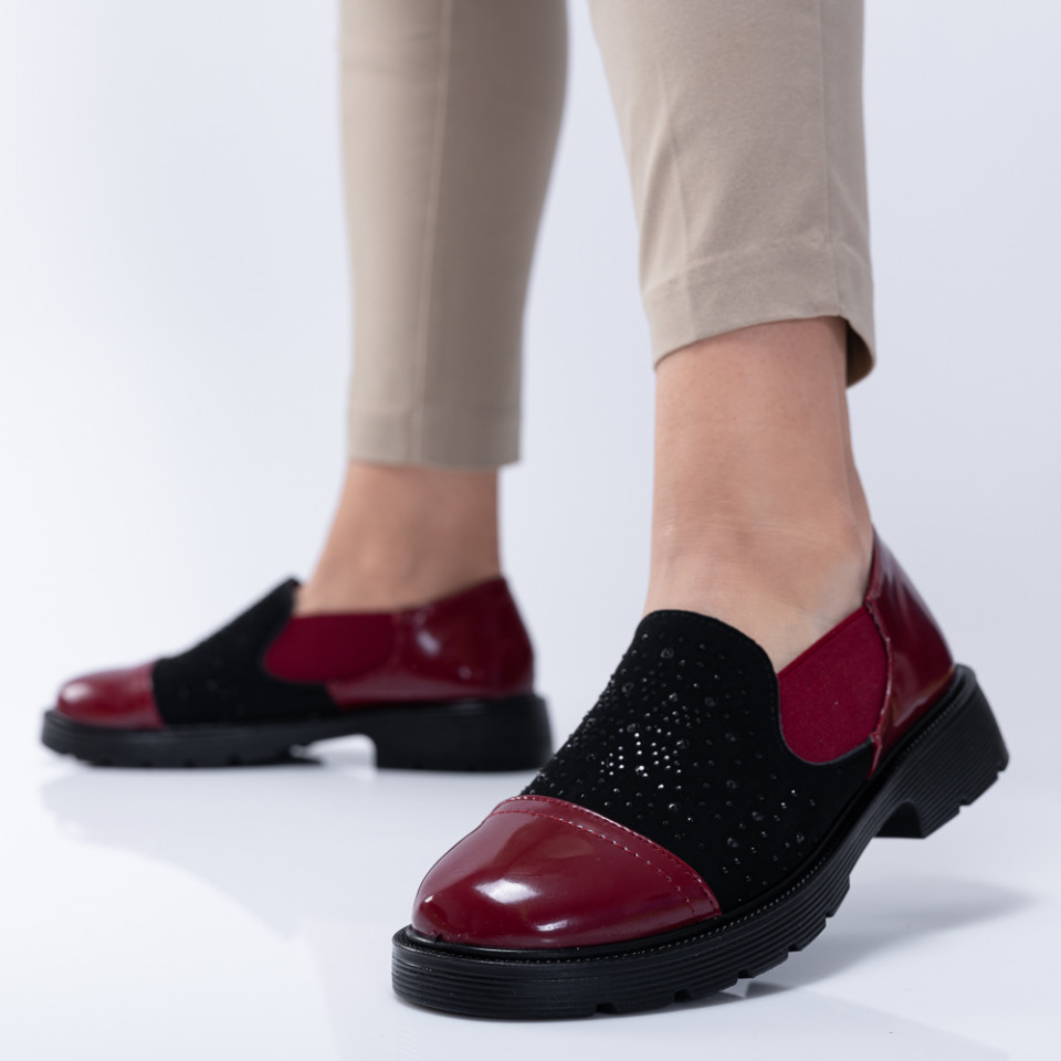 Pantofi Casual Dama Pedro Bordo- Need 4 Shoes