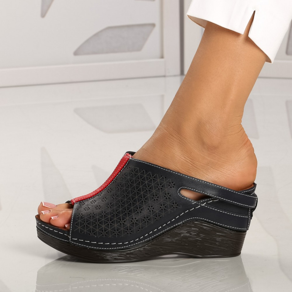 Papuci dama Lavinia Navy - Need 4 Shoes
