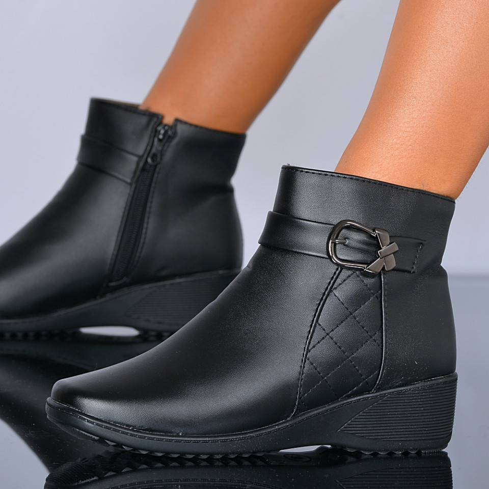 Ghete Dama imblanite Anca 12 Negre - Need 4 Shoes