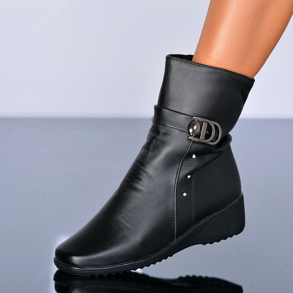 Ghete Dama Imblanite Madalina 3 Negre- Need 4 Shoes