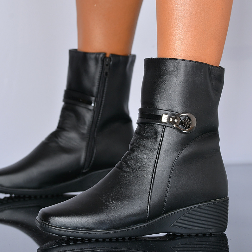 Ghete Dama Imblanite Madalina 7 Negre- Need 4 Shoes