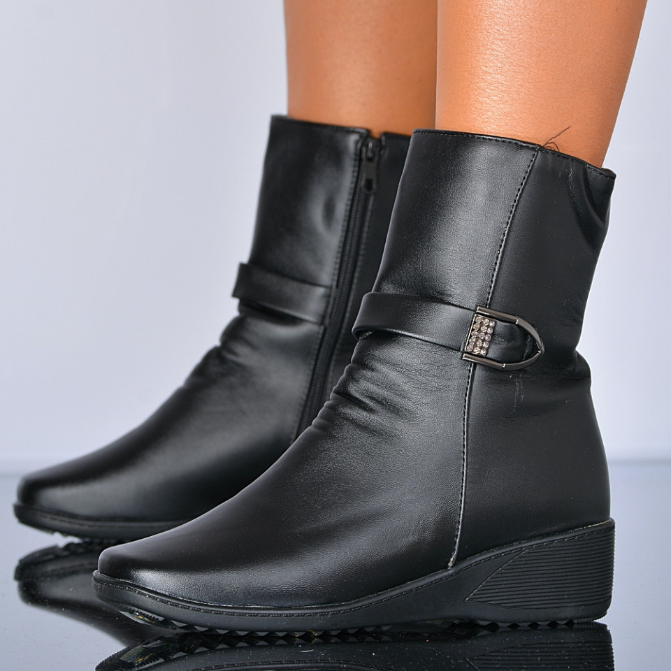 Ghete Dama Imblanite Madalina Negre- Need 4 Shoes
