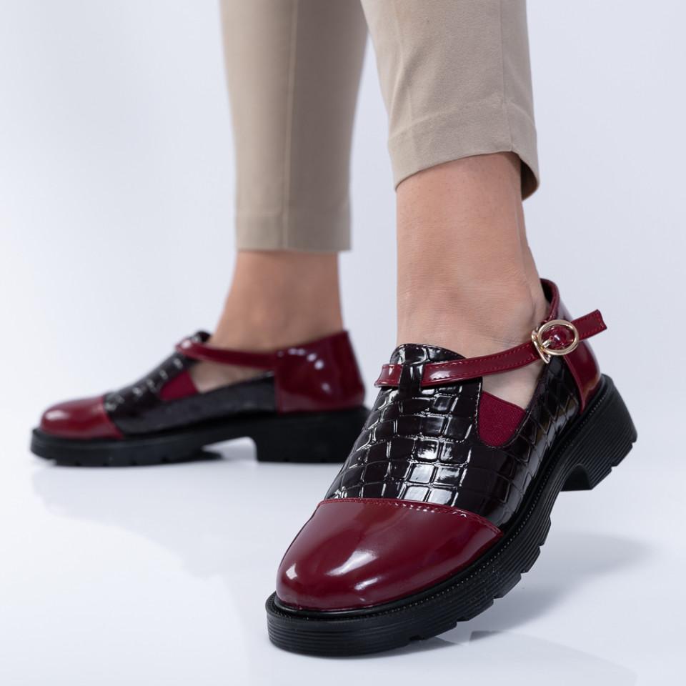 Pantofi Casual Dama Jill Bordo- Need 4 Shoes