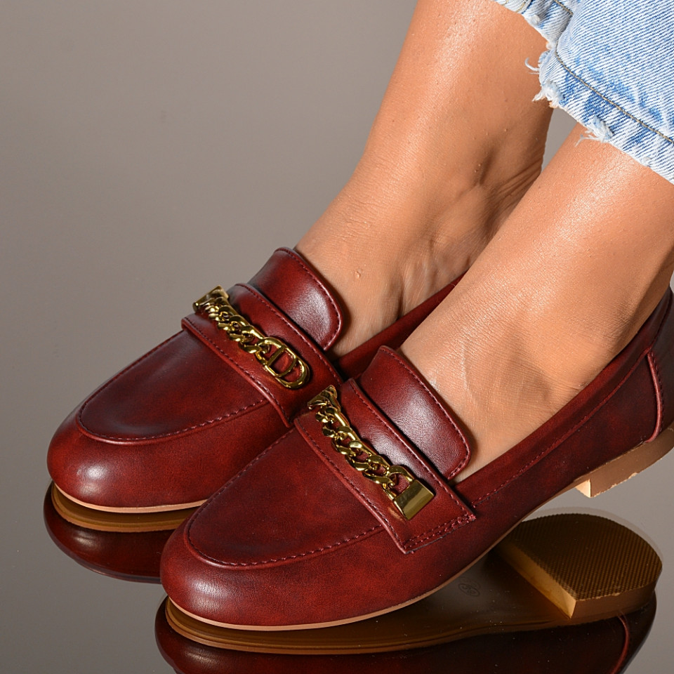 Pantofi Casual Dama Ramiro Bordo- Need 4 Shoes