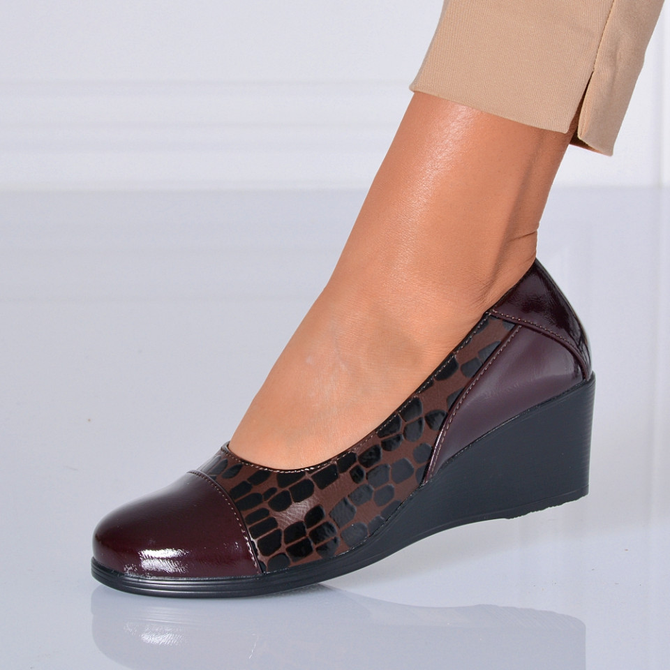 Pantofi cu platforma Marla Bordo- Need 4 Shoes